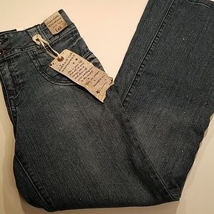 4 Regular L.e.i Girls Kate Glitter Adjustable Skinny Jeans